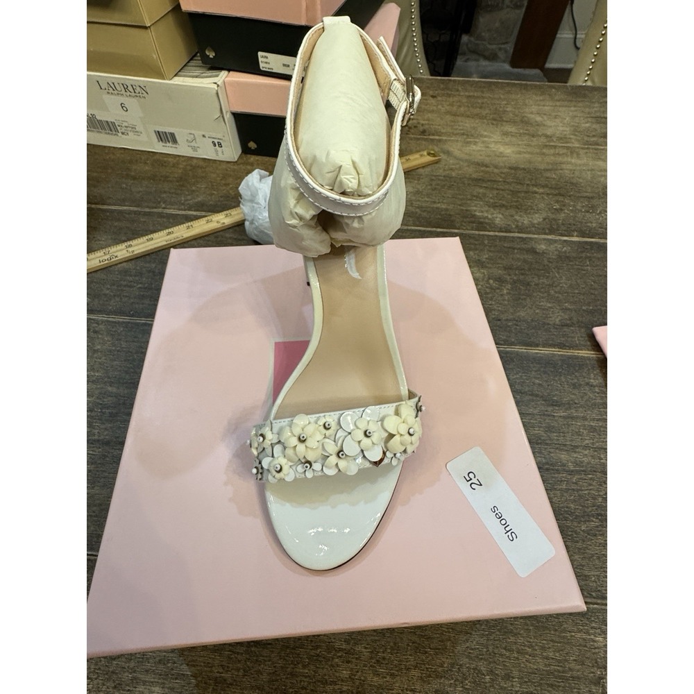 NIB KATE SPADE NEW YORK Tansy Embellished Dress Sandals Size 8M‎ - Picture 3 of 12